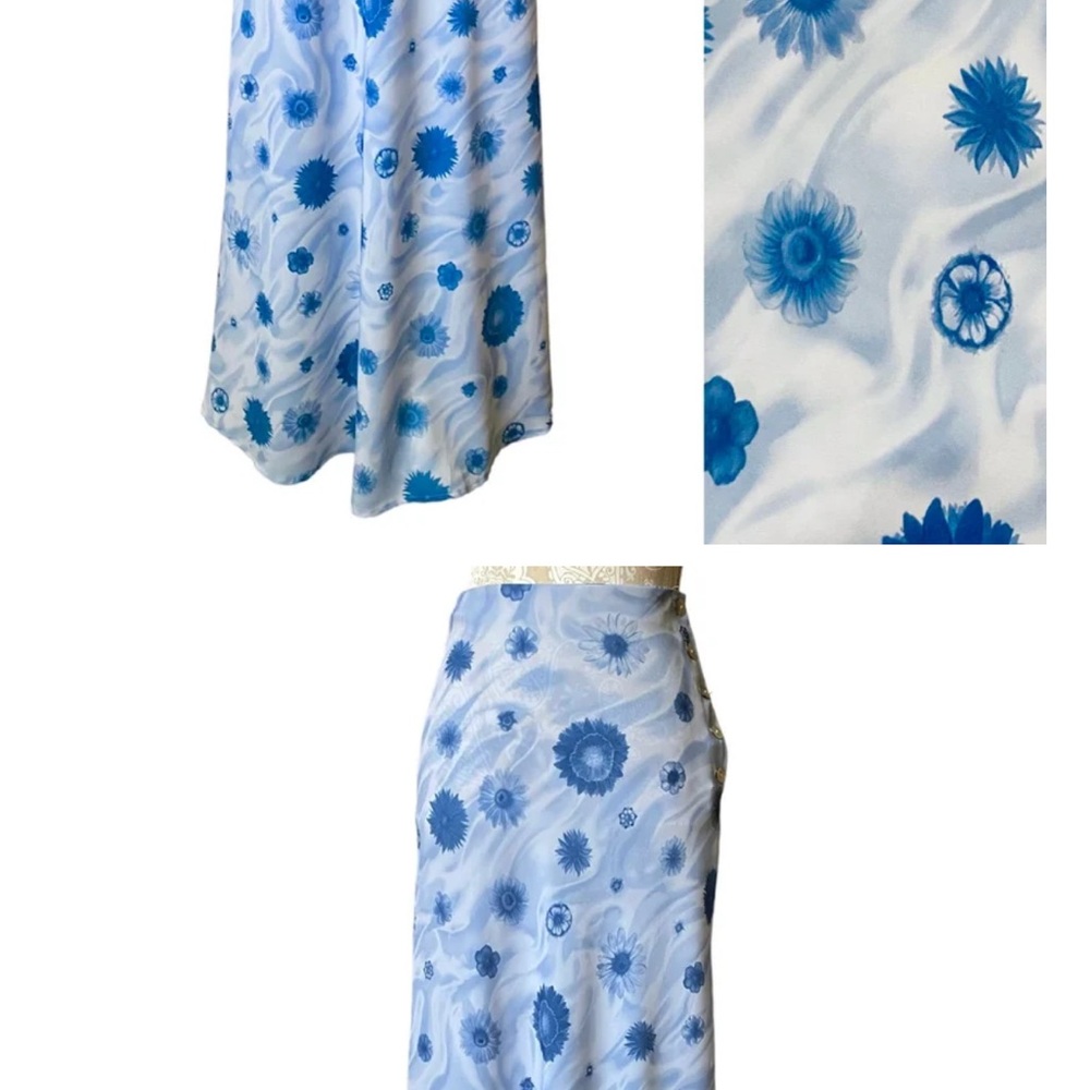 90s floral skirt